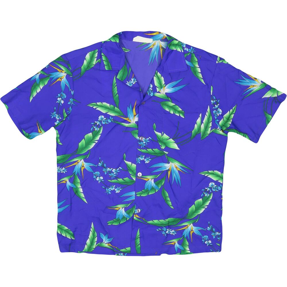 Vintage Helena's Purple Orchid Aloha Shirt
